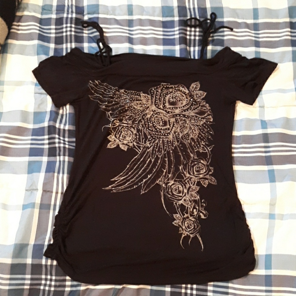 Biker girl top
